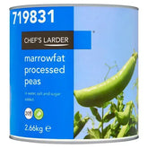 Chef's Larder Marrowfat Processed Peas 2.66kg  Adomoo